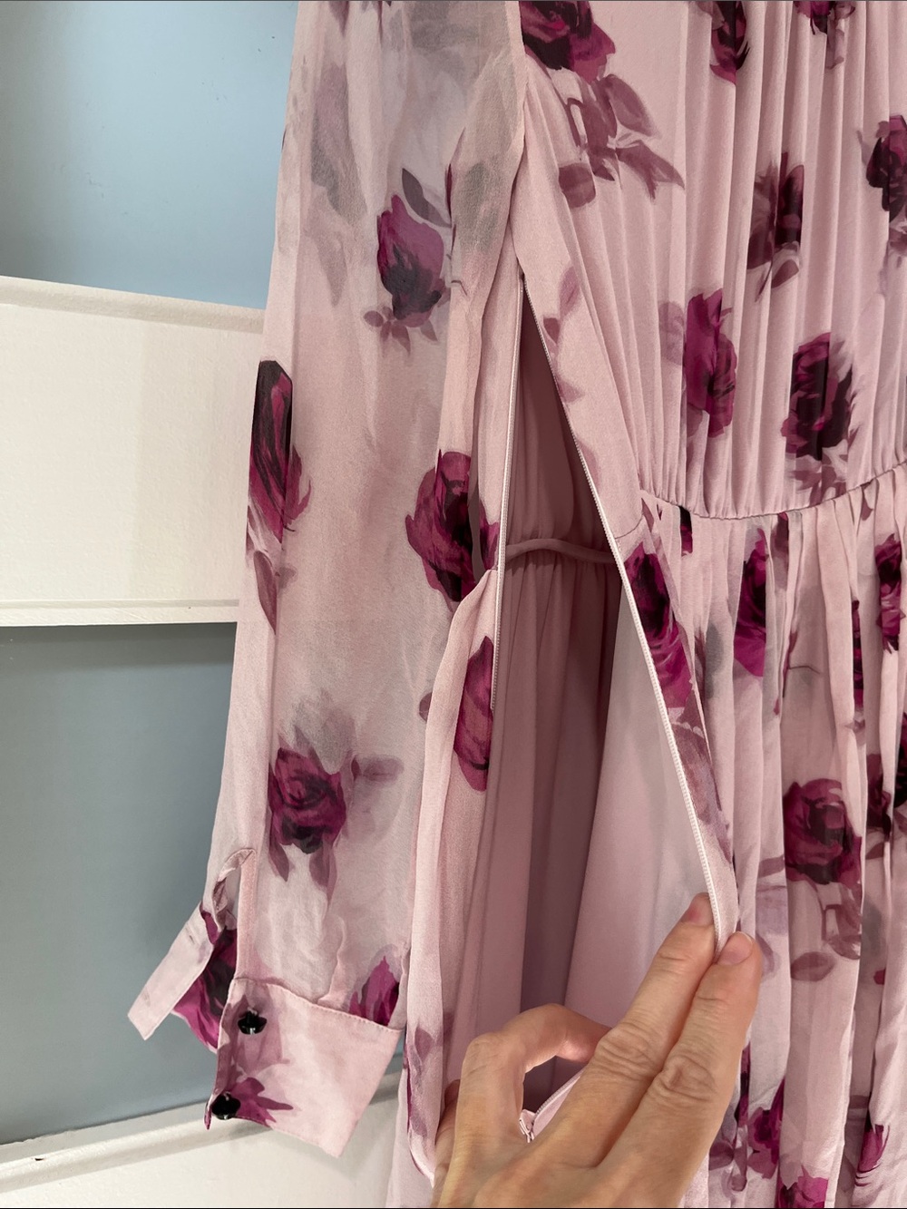 kate spade Pink Floral Midi Dress silk as seen on Kate Middleton - Picture 7 of 7